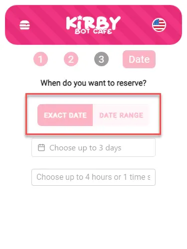 Select type dates
